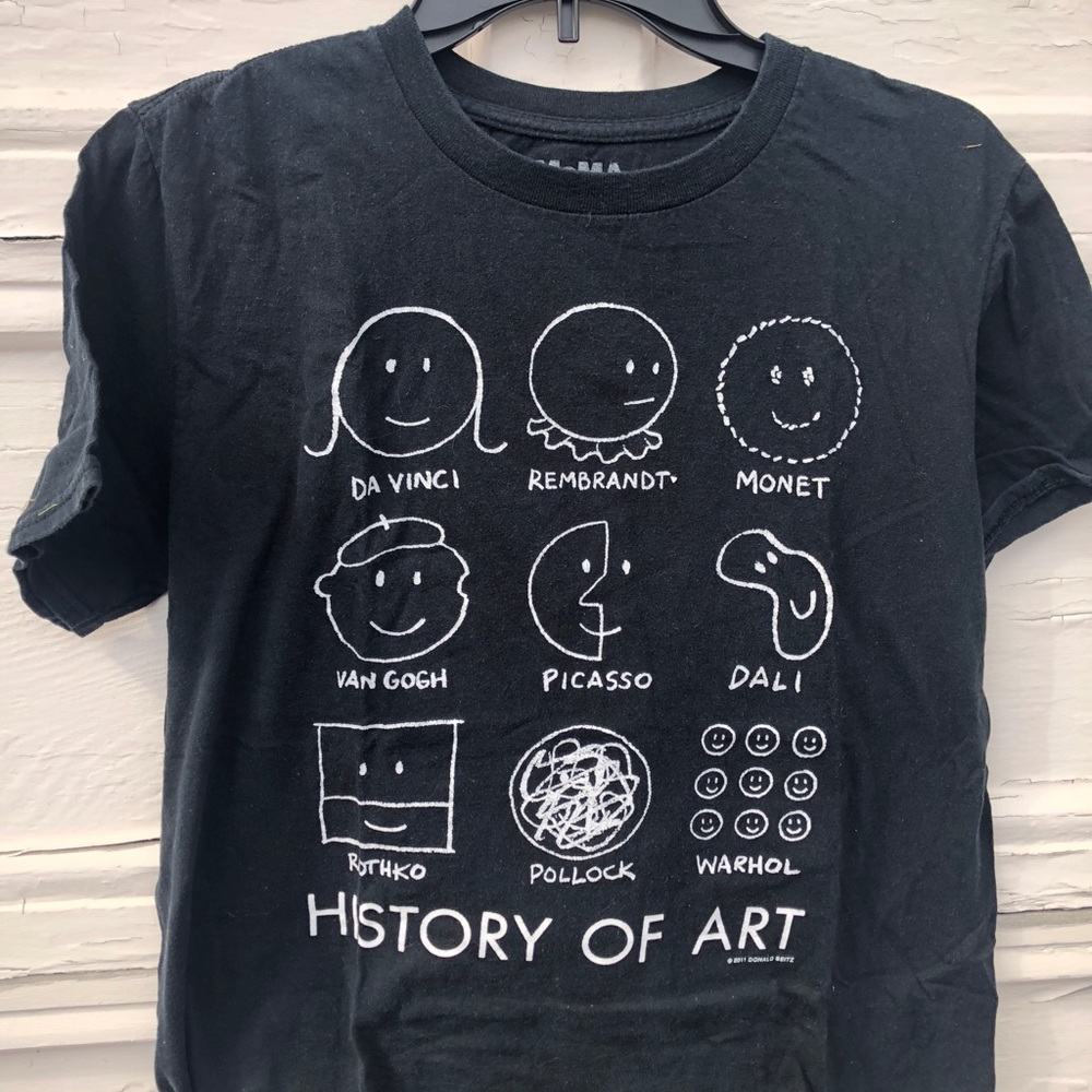 Art History graphic tee art styles